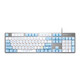 Logitech (g) K845 Kabelgebundener mechanischer Tastatur, grünes und schwarzes Tee-Wellen-Desktop-Computer-Spiel Büro tippen E-Sports LOL K845 Mechanische Tastatur + lila Liebhaber KeyCap Brandneue ursprüngliche authentische Teewelle-[Spiele-Büro-Verwendung] No 104 Tasten offizielle Standard-Standard