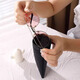 Jingga Nouvelles verres de rangement Sac de verres portables sac anti-pression Boîte de verres tressés Lunettes de soleil Sac de rangement Lunettes de soleil Boîtes