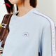 
Anta Rainbow Sports Set Women's Summer Short Sleeve Round Neck Shorts Loose T-shirt Women's Casual Set