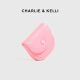 CHARLIE & KELLI官网 轻奢CK钱包女士小巧收纳包零钱包卡包生日礼物送女友老婆 米色
