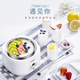 OIDIRE yogurt machine household fully automatic small mini dormitory homemade rice wine fermented fermented natto cup white free bacteria powder package + glass cup