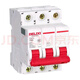 Delixi Electric air switch 3P 63A DZ47S small household miniature circuit breaker air switch without leakage protection main switch