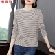 Hengyuanxiang Madre Camiseta de manga larga para mujeres 2025 Spring y otoño Nuevo estilo de mediana edad y anciana