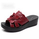 Prince Yierkang Prix spécial Clai de cariot Mère Sandales Slippers pour femmes 25 Summer New Style Wear non glissée d'âge moyen et âgé de plage de plage noir 40