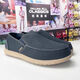 Zapatos de lona para hombres de Kalochi para hombres con un pie perezoso casualidad baja baja alucinable Los zapatos para hombres aman livianos y sin deslizamiento azul marino 42 tamaño 42 m9