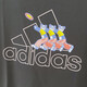 阿迪达斯（adidas）短袖T恤女装夏季新款印花Logo运动服卡通熊猫图案休闲圆领衫 IP3937深灰 S