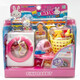 Yiyan Pink Rabbit Playing House Series de juguetes Princess Refrigerator de cocina Cash Registro Registro de niña Yiyan 17081 Tostadas