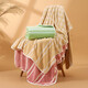Children's bath towel coral velvet larger thickened jacquard houndstooth large bath towel towel absorb water soft quick drying adult 9214-pink 90*170cm 1 piece
