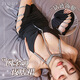 Ji yu (jiuuy) ji yu sexy pijamas mujeres ropa interior caliente club nocturno sospecher camisón qqny sexo sexo 9759 (Nightskirt + T-Pants, todos tamaños