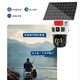 Audiovisual Security [National Subvention] Solarüberwachungskamera Outdoor Mobile Phone Fernmonitor 360 Grad ohne tote Winkel mit Nachtsicht Panoramablick ohne WLAN-Plug-In [Drei-Bildschirm-4G Solar-Version] freier Verkehr ohne Netzwerk + 1 Top 3 Einheiten