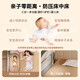 PRIDE PANDA新生婴儿床可移动宝宝床多功能可折叠移动婴儿护理台尿布台床中床 【婴儿床】气质灰 送学步杆
