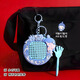 IGNB NEZHA MAGNETISCHER STAHL BAIL MALE BRAUGE STÜCKE FÜR KINDER, MÄNNER UND Women Schoolbags, Schlüsselbund Anhänger, Labyrinth -Level -Ballgeschenk [Magnetischer Stahlball -Malboard -Labyrinth] Pudding Dog