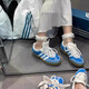 阿迪达斯（adidas）BadBunnyxGazelleIndoor灰白蓝复古低帮板鞋IF9734 灰蓝 if9734 36  正常尺码