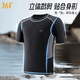
361 swimming trunks men's swimsuit swim goggles swim cap set fake two pieces anti-embarrassing short-sleeved vacation hot spring swimming equipment