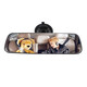 
IZTOSS car reflective auxiliary mirror reversing rearview mirror 360 degree adjustable blind spot universal baby mirror coach mirror 24.5*6.7CM enlarged Mingjing style