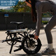 Dahang (DAHON) K3plus folding bicycle ultra-light aluminum alloy 16-inch 9-speed adult city commuter driver KAA693 black and white [inner folding]