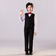 Annie Youer children's dress suit suit boy British style flower girl performance costume host handsome children's clothing black 160