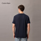 Calvin Kleinjeans25 Весна и летняя мужская повседневная пригородная припечатка CK Pure Print Pure Cotton Finted Forte Fort