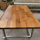 Yusenyi log board myanmar teak с твердым деревом обеденный стол