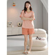 
Condomi Luolis pajamas for women pure cotton women summer pajamas for women pullover pajamas for summer shorts for comfortable casual Z9856 2XL [recommended 140-160Jin [Jin equals 0.5 kg] wear]