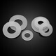 JINGGONG silicone gasket screw seal ring high temperature resistant soft silicone gasket thickened ultra-thin screw flat gasket 4 points (11*19*3) (20 pcs)