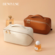 BEMYLSE high-end cosmetic bag for women 2025 new portable Bemylse large capacity portable storage bag travel toiletry bag 23.5*11*11cm brown