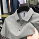 Lilang 95 Coton Fine Perles et Polo Floor Polo pour hommes en été Nouvelle Fashion Marque Couleur solide d'âge moyen Business Casual Men Men COST