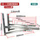 Ye Yu thickened side-mounted air-conditioning bracket stainless steel outdoor unit P.PP air-conditioning horizontal-mounted bracket special bracket universal type galvanized 1-1.5 HP side frame without screws 2.0 thick
