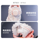 Huili Children's Shoes Sports Sports Shoes 2025 Summer Nuevos zapatos de malla transpirable Boys Boys Casual Mesh Panel Shoes White Pink -0261 34