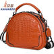 Kangaroo 2025 NUEVO BOLSO DE MUJER MUJERES VERSÁTICO Versátil de gran capacidad Crossbody Bag Crocodile Patrón de cáscara Bolsa Red Red