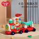 Huile Toy Huile Vier-in-Eins-Small Train Smart Cartoon Kleinkind-Scooter Frühschullehrer Kinder Spaß Multifunktionsspielzeug
