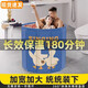 泡澡桶大人折叠婴儿童洗澡游泳加厚成人全身家用沐浴桶浴缸坐浴盆 桶+注水坐垫+排水管【蓝色鸭】