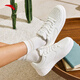 Anta relaxing shoes men's shoes autumn thick sole shoes men's shoes white shoes campus lightweight height-reinforced wear-resistant versatile casual shoes