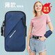 Mihong Sports Running Mobile Phone Arm Bag for Men and Women Outdoor Fitness Running Equipment Cycling Mobile Phone Bag Wristband Mobile Phone Carrier Arm Bag Model 036 Blue/Under 6.7 inches