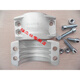 XMSJDIN2817 / EN14420-3 Aluminium ALLIAL Sécurité de sécurité Clai de tuyau de tuyau de tuy