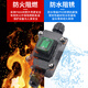 Double-ended outlet high-power line midway modified waterproof ship-type switch 4-pin 2-speed button with outdoor junction box green with light 12-24V16A screw 4-pin 2-speed single outlet PG9