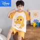 Disney Boys Pyjamas printemps et été coton pur Nezha 2025 Nouveaux shorts à manches courtes Boys minces pour enfants à domicile Children-691 175 L Taille (recommandée 160-165)