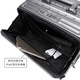 Walker Shop suitcase 2025 new front open cover boarding trolley case sturdy and durable multi-functional travel case Gun color [front open cover + cup holder + brake wheel] 20-inch [spot direct delivery/boarding case]
