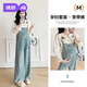 JOYNCLEON maternity overalls spring and summer 2025 new outer wear loose embroidered jeans maternity suit suit shirt + overalls L