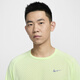 Nike (Nike) Stride oficial Stride Stride Schrying Swrying Running Running Carrera Top Outumn reflectante transpirable Ligera ligera HV5204 701 Green/plata ligeramente amarillo XL XL