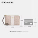 Coach (Coach) [Direkter Markenversorgung] Frauen klassischer Logo Stripe Muster Ecke Reißverschluss Handgelenk Tasche CW854ImxDM