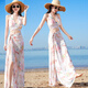 Guiqi three-piece swimsuit for bathing in hot springs, conservative belly-covering, high-end sexy slimming long skirt, beach vacation photo swimsuit, pink, one size fits all, recommended 80-120 Jin Jin equals 0.5 kg