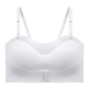Bonas Underwear Reting Fomen Reuneing Support Upper Cubierta sin deslizamiento sin anillo de acero Hermoso reúnida Back Back Seno Hebilla delantera Invisible Brail White XL (38-80C/85AB