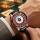Pindu [play carte watch] jeu de jeux de jeu série de jeux de jeu masculin Roulette entièrement automatique mécanique montre lumineuse tendance masculine 6626 rose coquille de jeu de jeu de jeu noir ceinture noire