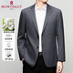 Mengtejiao Casual Anzug Herren Frühling und Sommer Neue Mulberry Seiden-Top-Business Thin Anzug Jacke Grau 6630 m 170 Empfohlen 100-115jin [Jin entspricht 0,5 kg]