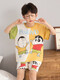 
Boys Home Suit Pajamas 2025 New Cotton Pants Boys Baby Children Home Suit Cartoon Cute Set N695Hi Milk Dragon 110 cm/10 Size [103-112cm]