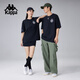 
Kappa Kappa sports t-shirt for men in summer new couple loose cool short-sleeved women's style black-9902XL