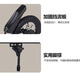 Teenagers Scooter 6-18 years old, middle-aged and old children foldable adult urban scooter pedal two-wheeler without installation Black + gift pack [air cylinder car lock car bell]