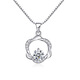 DL 1998 Fat Donglai same style platinum pendant PT950 platinum pendant women's platinum necklace single pendant single without chain 18k platinum style 1.