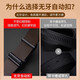 回力皮带男士真皮无牙内穿自动扣腰带时尚商务纯中青年潮流牛皮裤腰带 黑色内穿式【质保十年 用断换新】